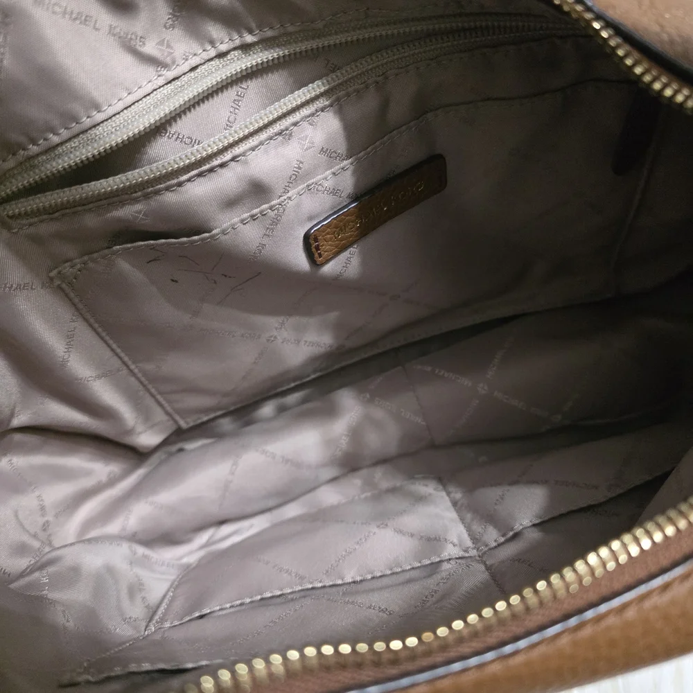 Michael Kors Brown Leather Hobo Bag - Picture 5 of 5